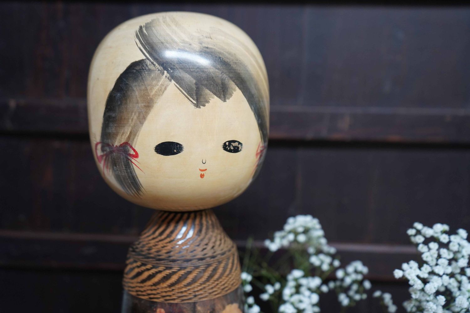 Creatieve Kokeshi door Sato Kouson, Japan.
