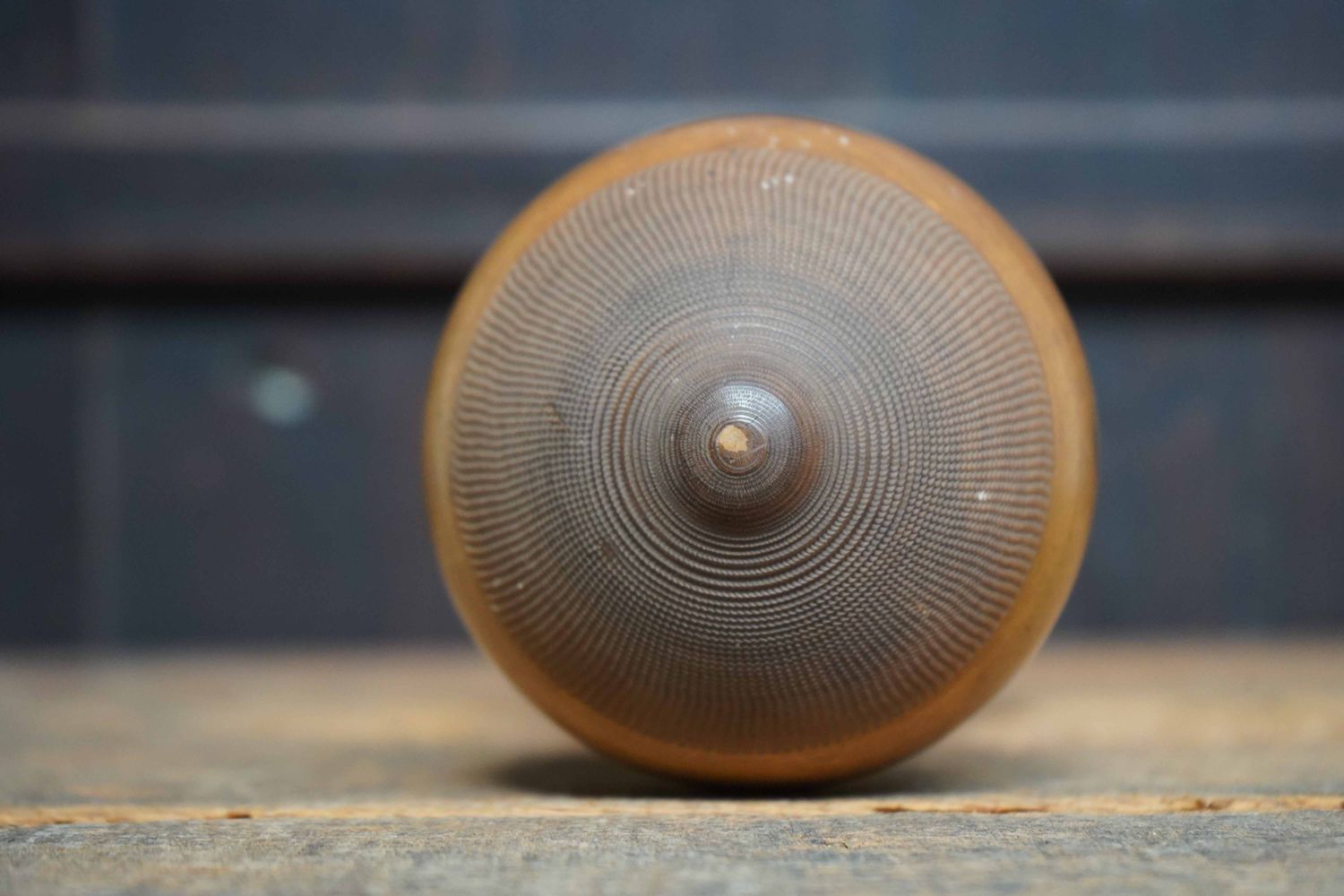 Vintage Sosaku Kokeshi, 'Chestnut' door Watanabe Masao, Japan.