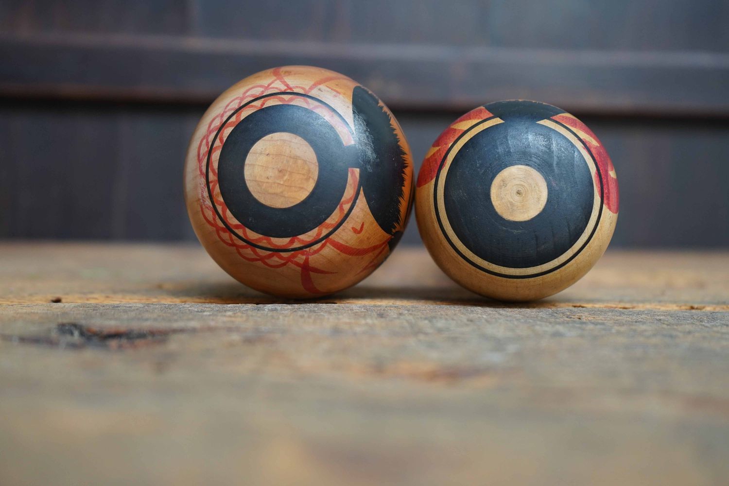 Set Vintage Traditional 'Tsuchiyu' Kokeshi by Imaizumi Genji and Watanabe Sadami, Japan. Set Vintage Traditional 'Tsuchiyu' Kokeshi by Imaizumi Genji and Watanabe Sadami, Japan.