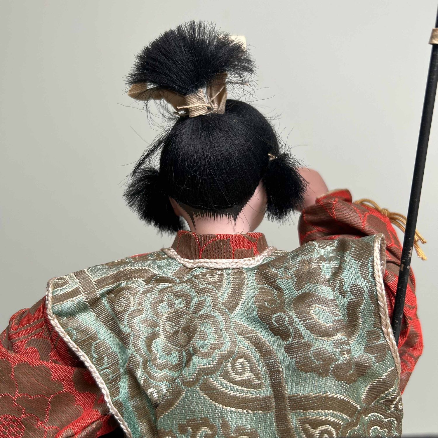 Musha Ningyō, Traditional Japanese Warrior Doll, Meiji Period.