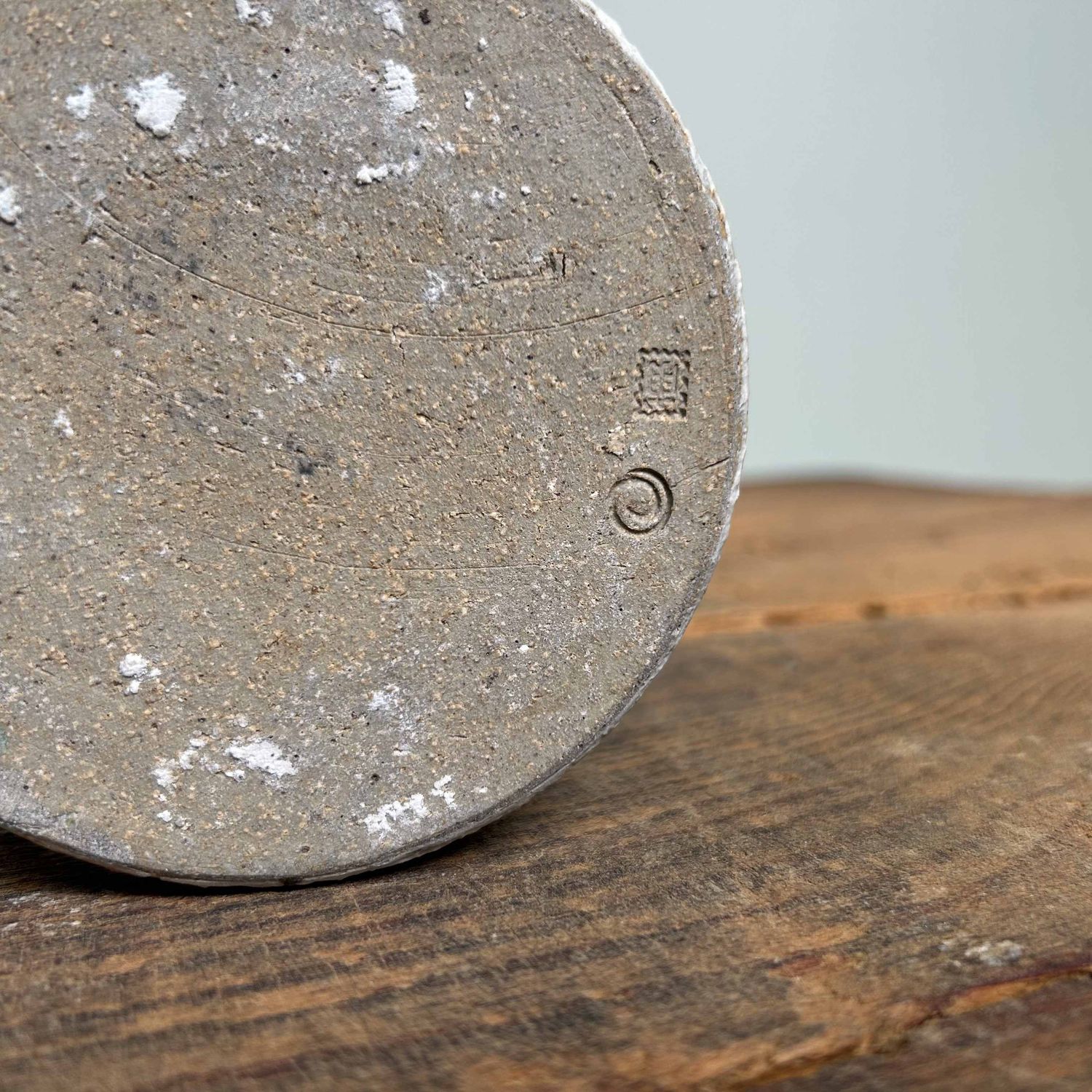 Geglazuurde Keramieken Ikebana Bloemenvaas, Agano Yaki, Japan.