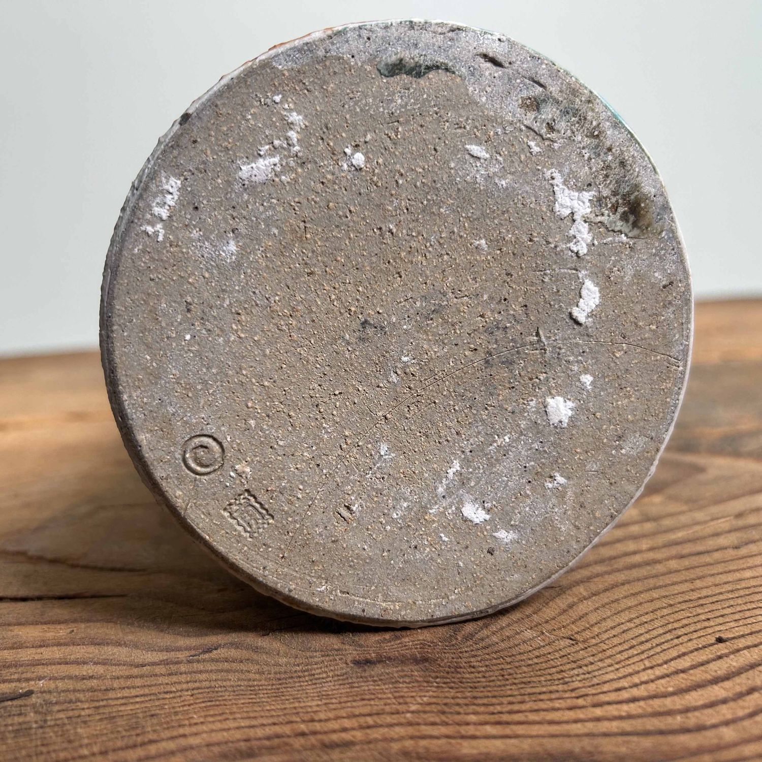 Geglazuurde Keramieken Ikebana Bloemenvaas, Agano Yaki, Japan.