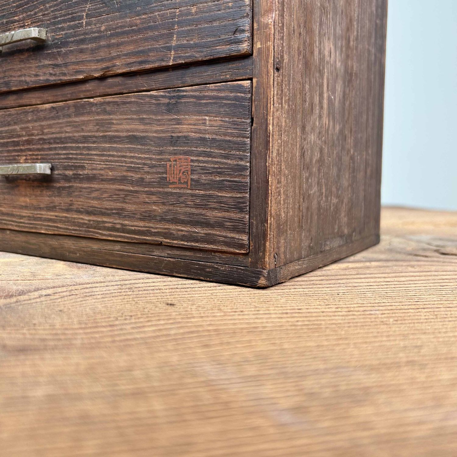 Antique Japanese Haribako, Sewing Cabinet, 1920s.