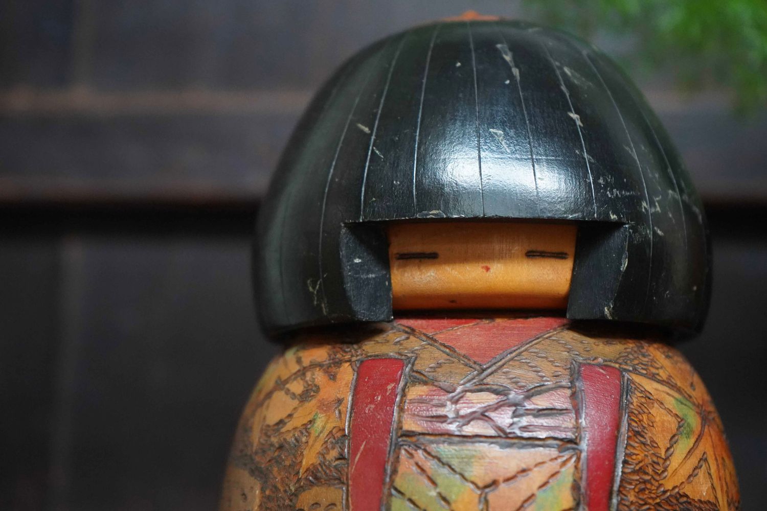 Vintage Sosaku Kokeshi door Inosuke Kobayashi, Japan.