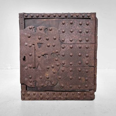 Antique Kake-Suzuri (懸硯) Document Chest, Edo Period, Japan.