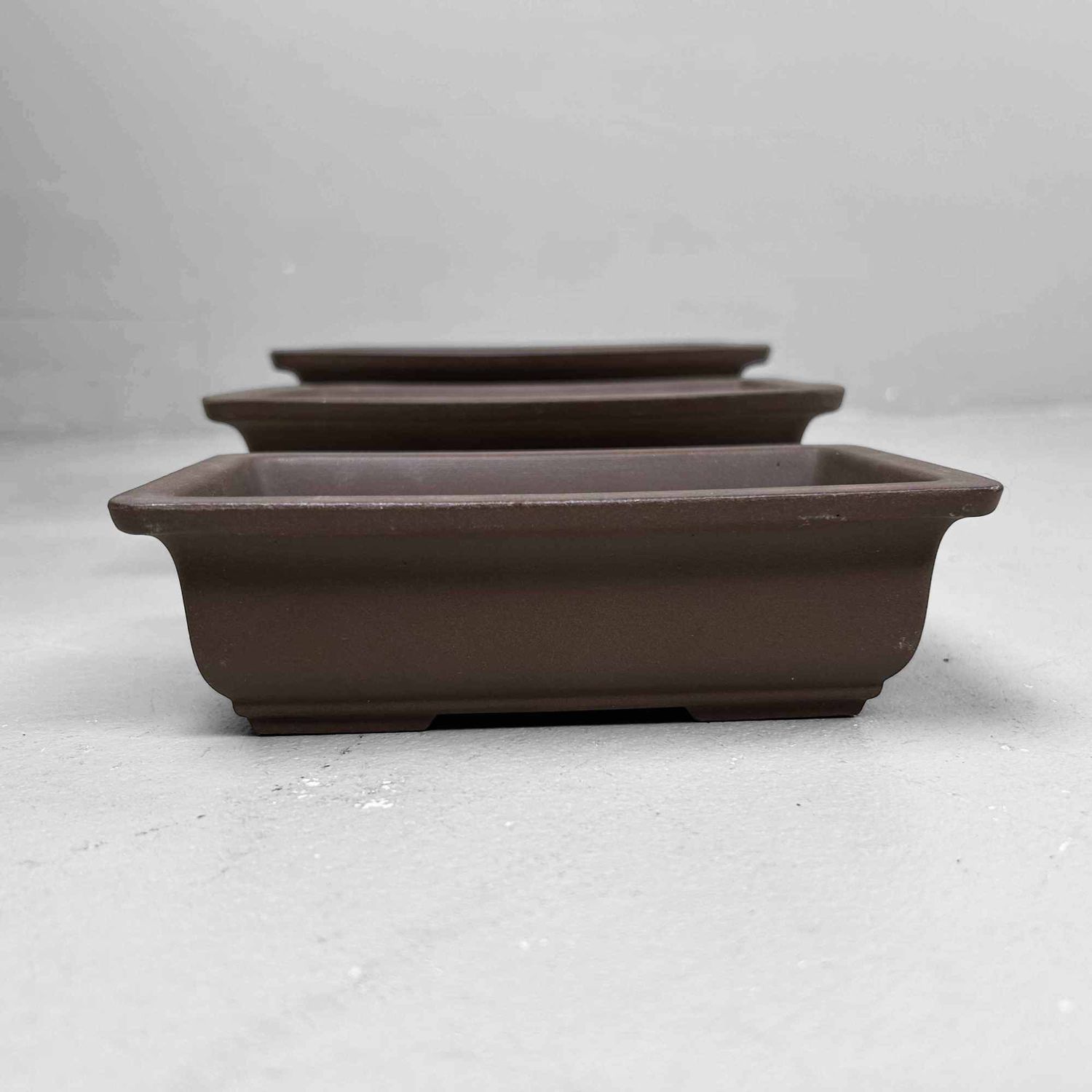 Bonsai Pot Set, Tokoname Ware, Japan.
