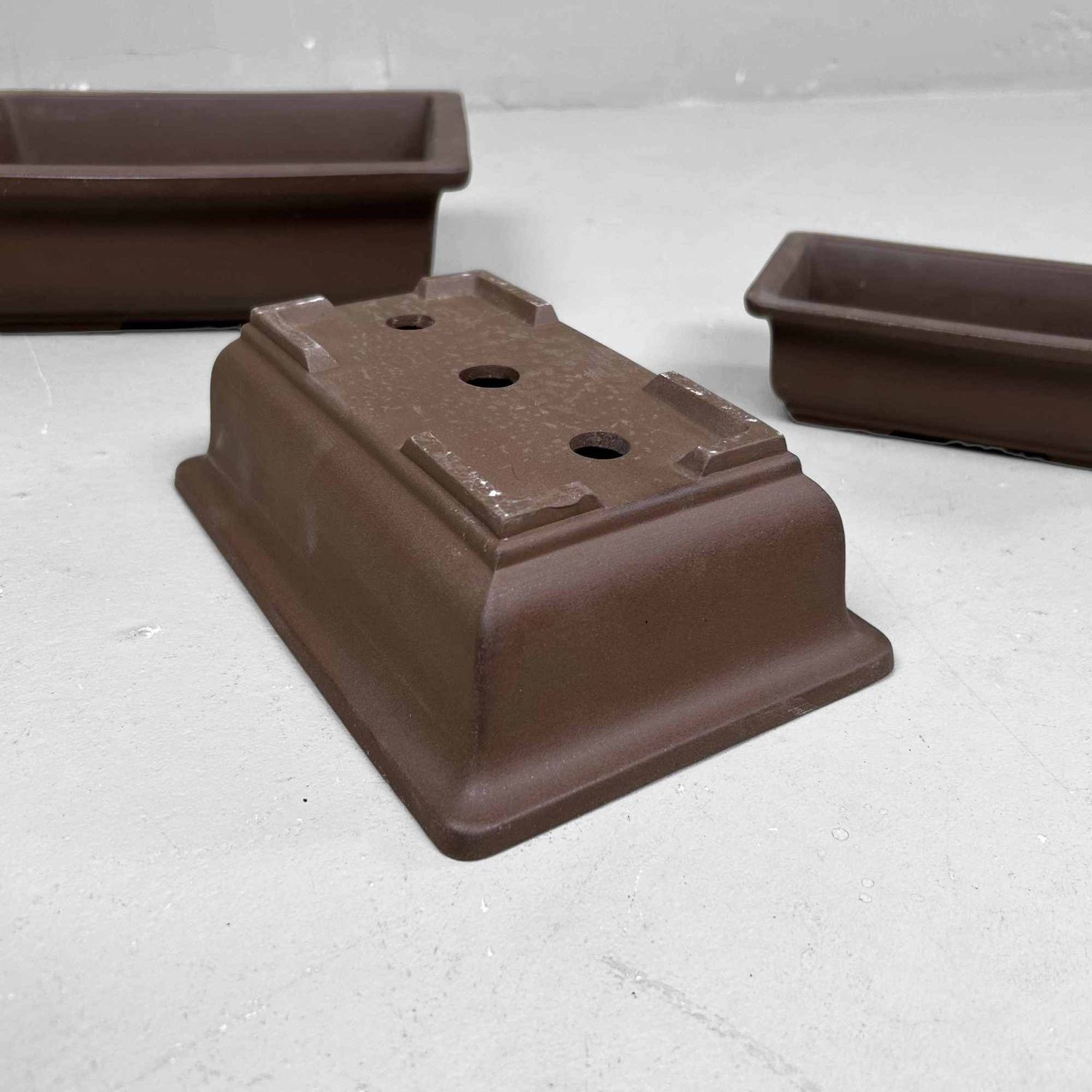 Bonsai Pot Set, Tokoname Ware, Japan.