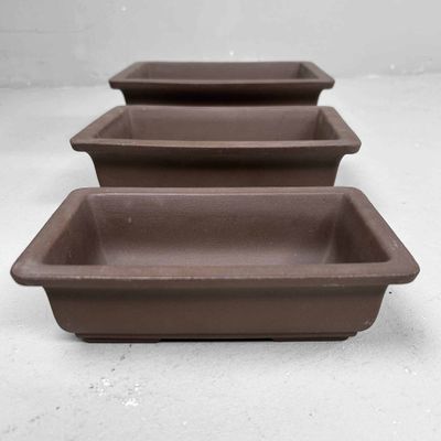 Bonsai Pot Set, Tokoname Ware, Japan.