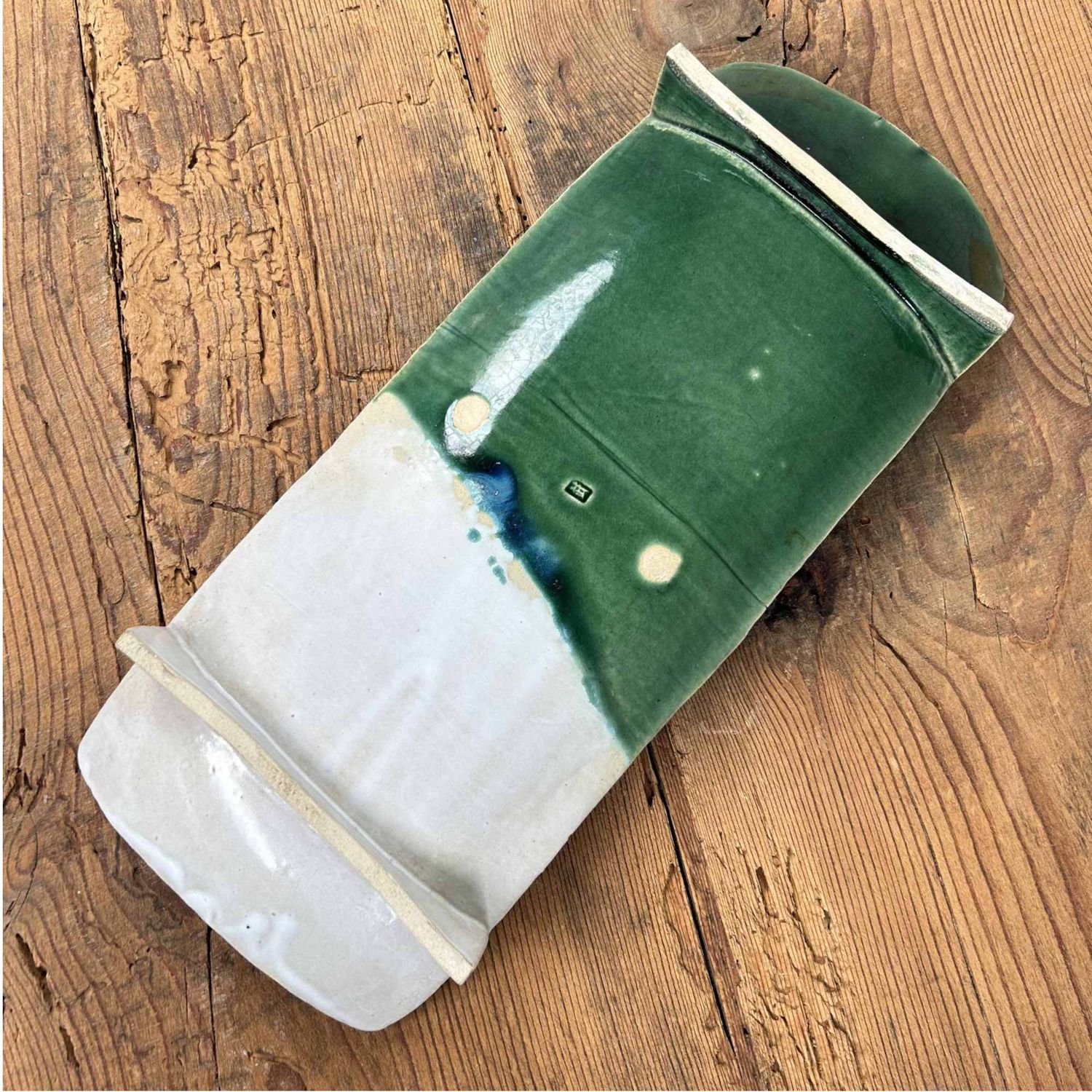 Keramieken Kyo Yaki Serveerschaal, Shōwa periode, Japan.