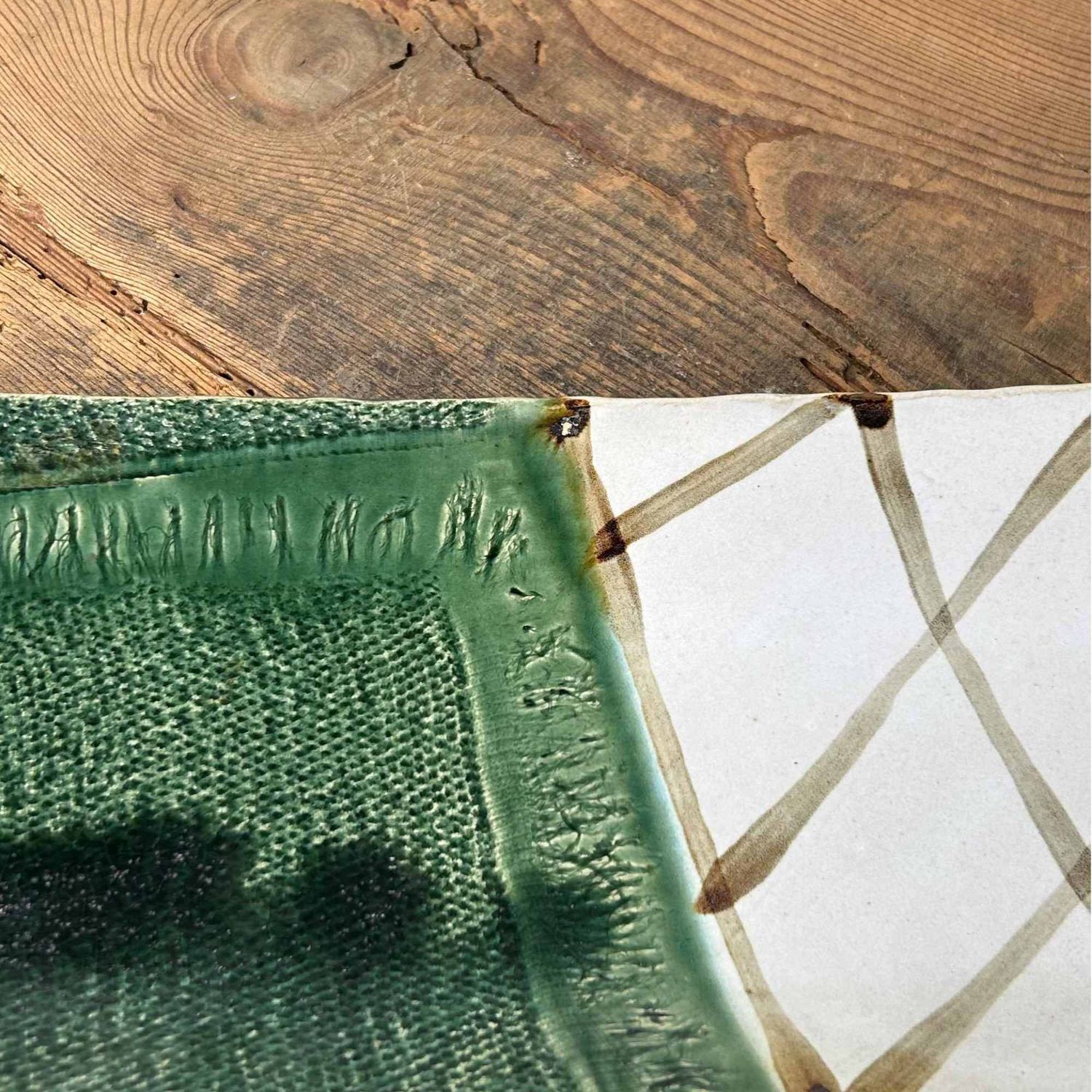 Keramieken Kyo Yaki Serveerschaal, Shōwa periode, Japan.