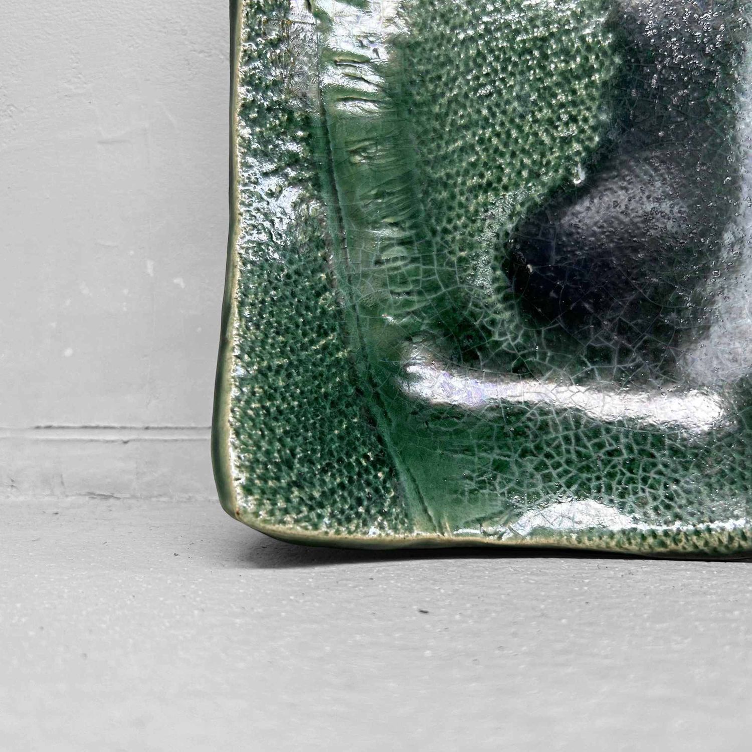 Keramieken Kyo Yaki Serveerschaal, Shōwa periode, Japan.