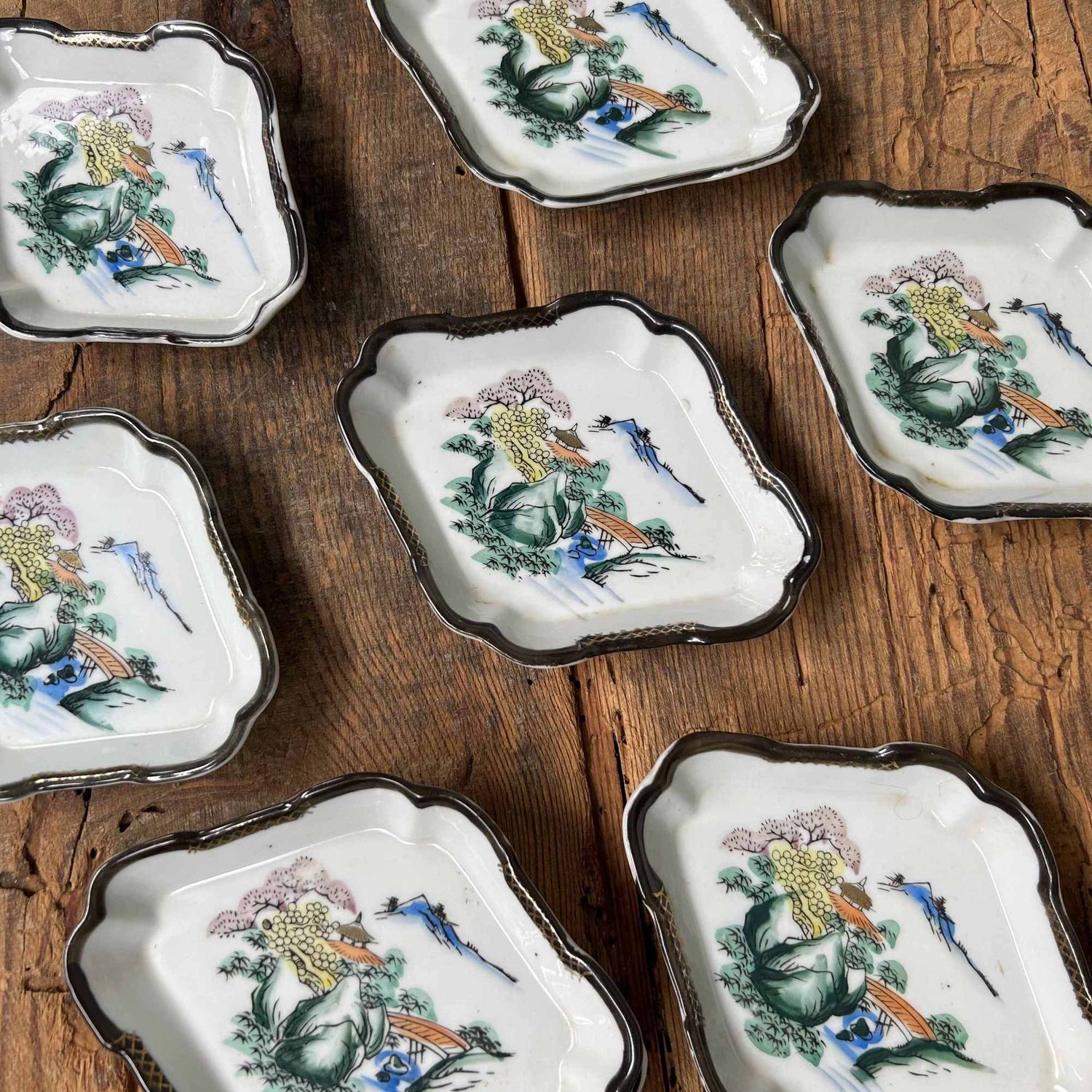 Handgeschilderd Porseleinen Schaal, Taishō-periode, Japan.