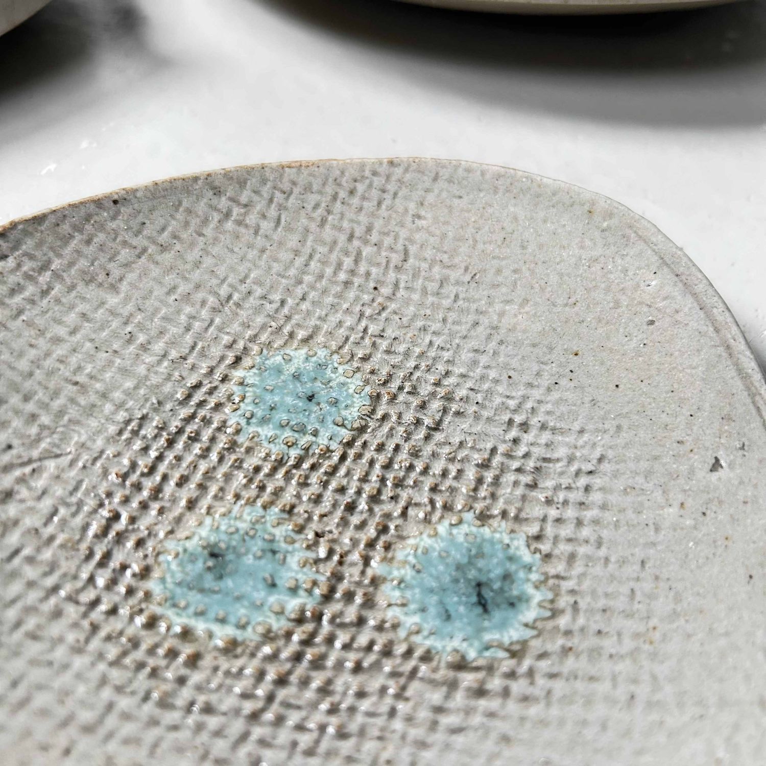 Set Keramieken Borden, 益子焼, Mashiko-yaki, Tochigi Prefecture, Japan.