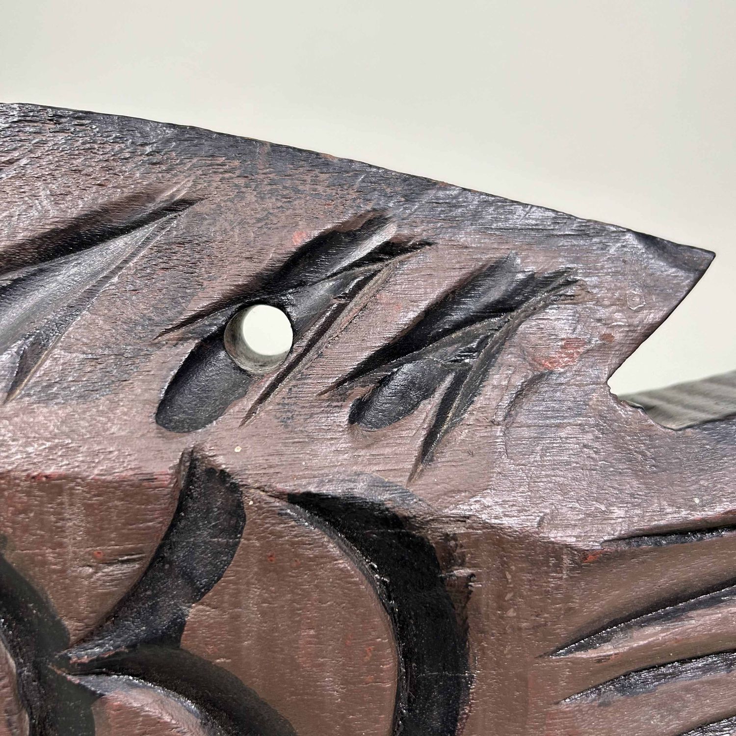 Mokugyo 木魚, Boeddhistische Houten Vis, Taishō-periode, Japan.
