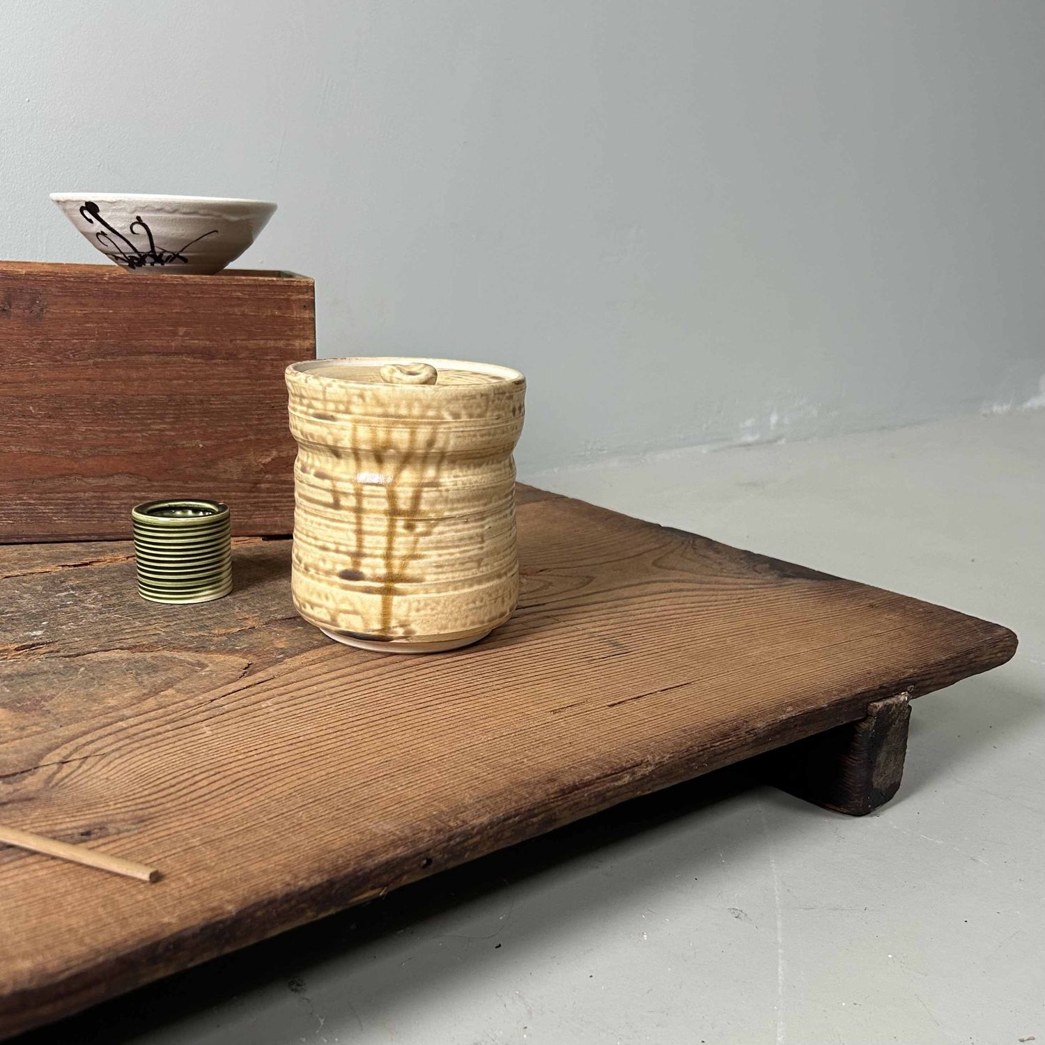 Japanese Chabako (茶箱), Tea Ceremony Set, Shōwa Period, Japan.
