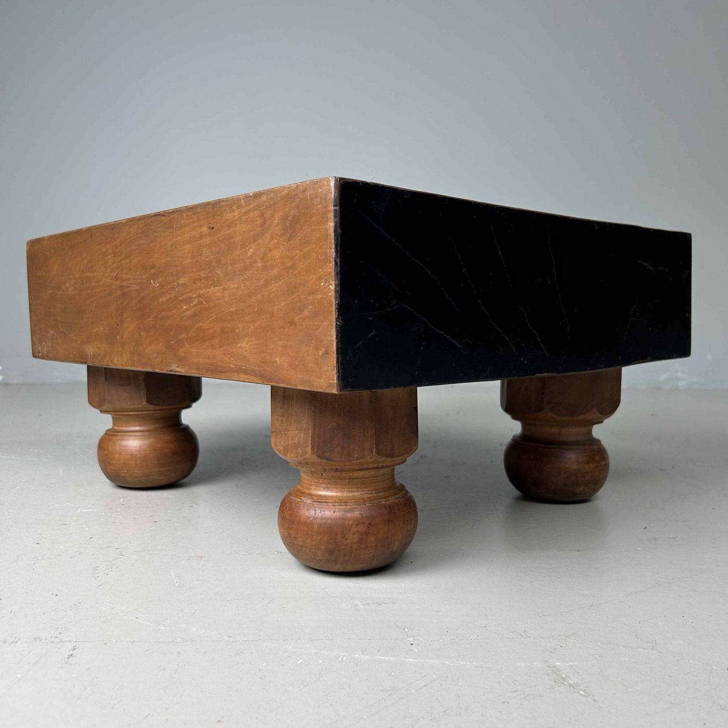 GO spelbord Goban Kaya, Lage Keyaki Houten Tafel, Taishō, Japan.