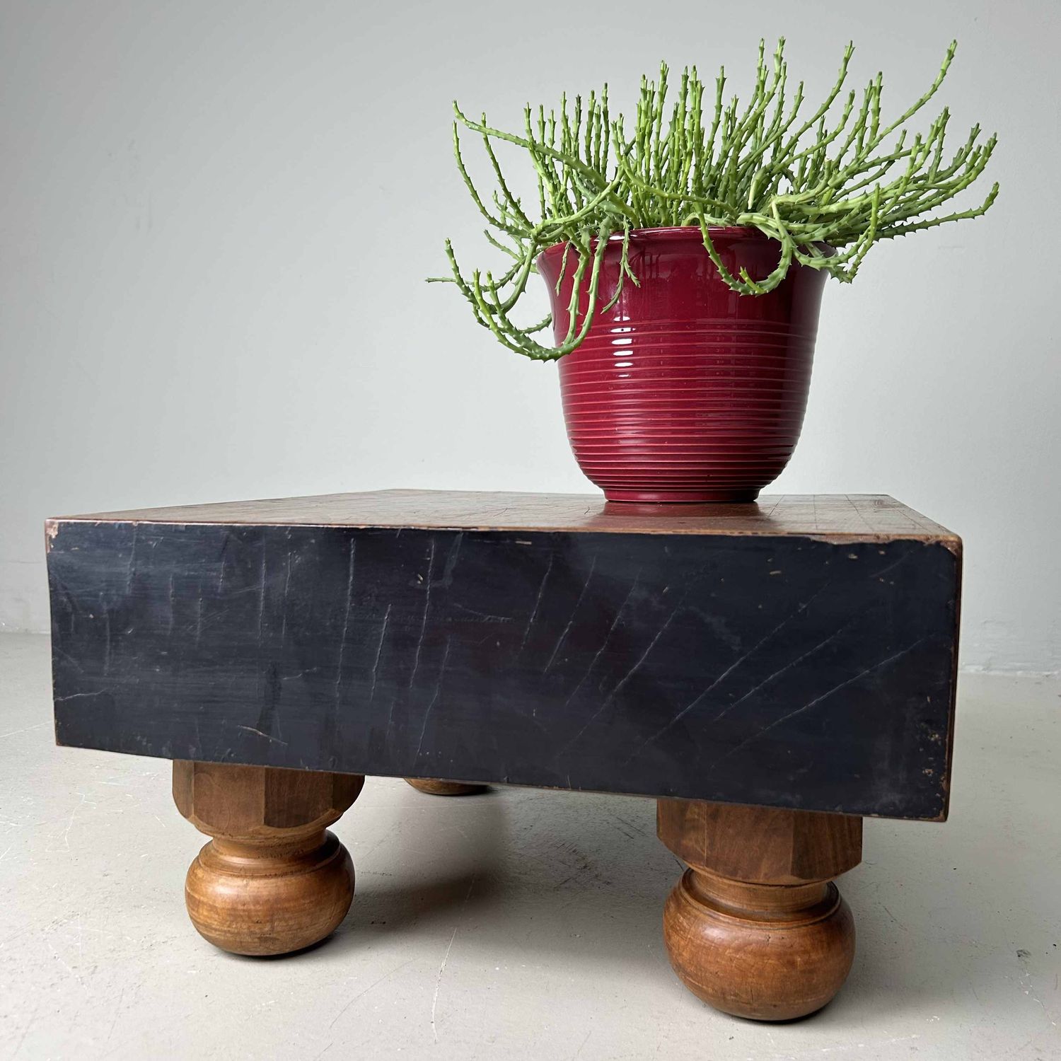 GO spelbord Goban Kaya, Lage Keyaki Houten Tafel, Taishō, Japan.