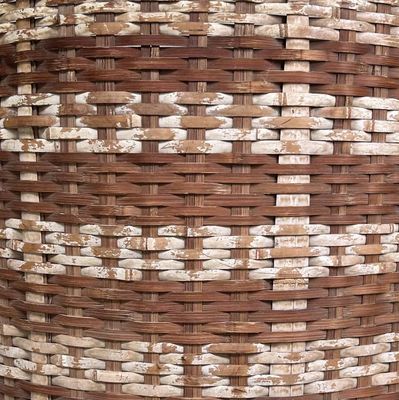 Large Japanese Okimono Kago (置物籠) Bamboo Basket, Taishō Era, Japan.