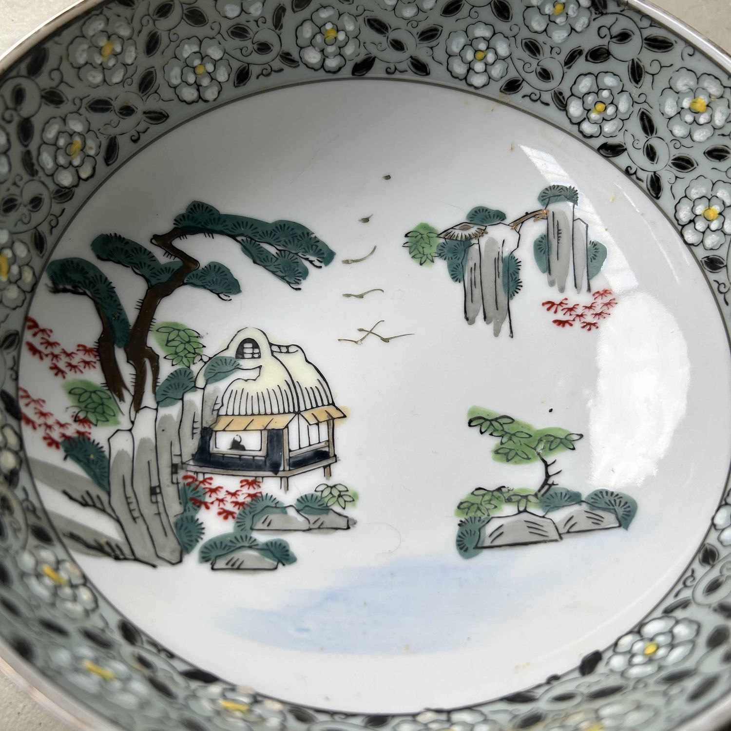 Set Porcelain Bowls, Taisho Period, Japan.