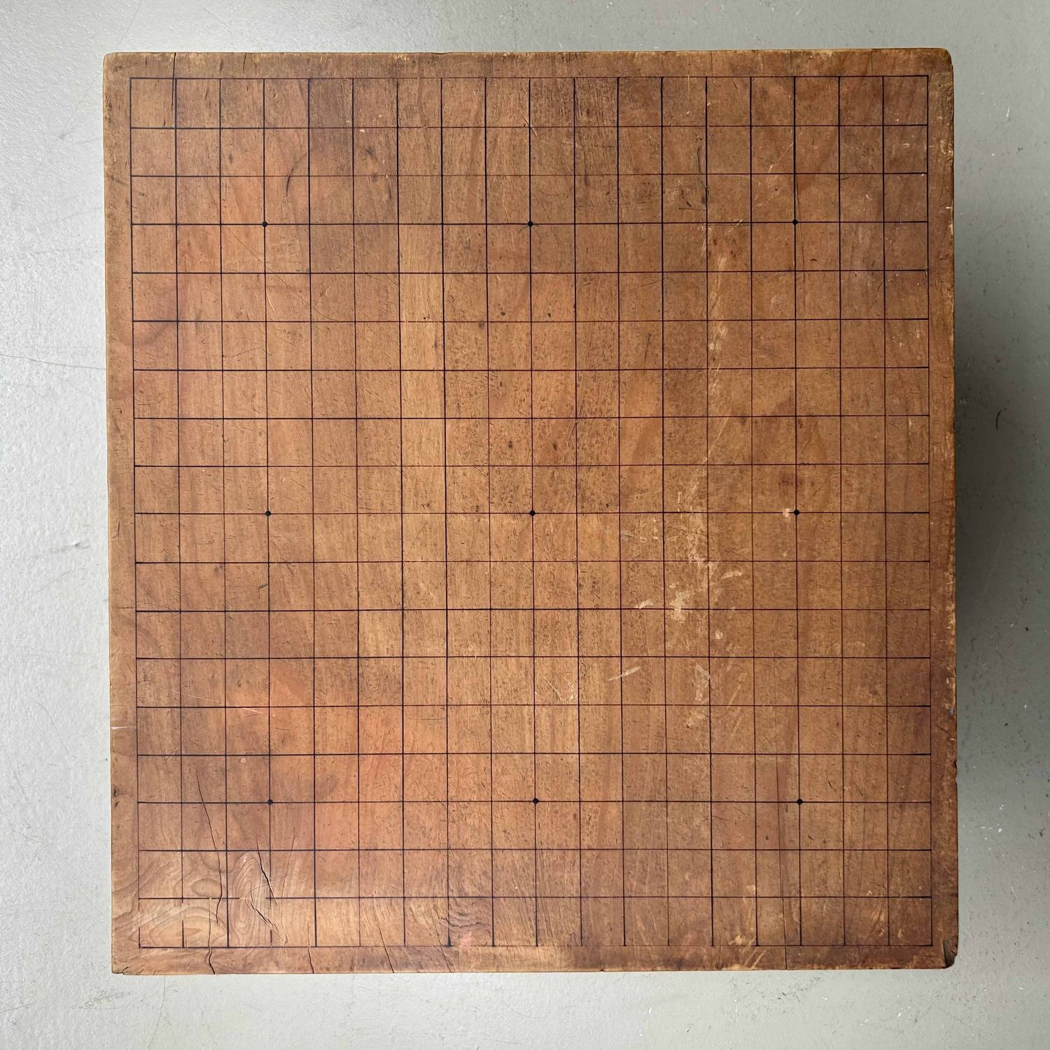 GO Spelbord Goban Kaya, Lage Keyaki Houten Tafel, Taishō, Japan.