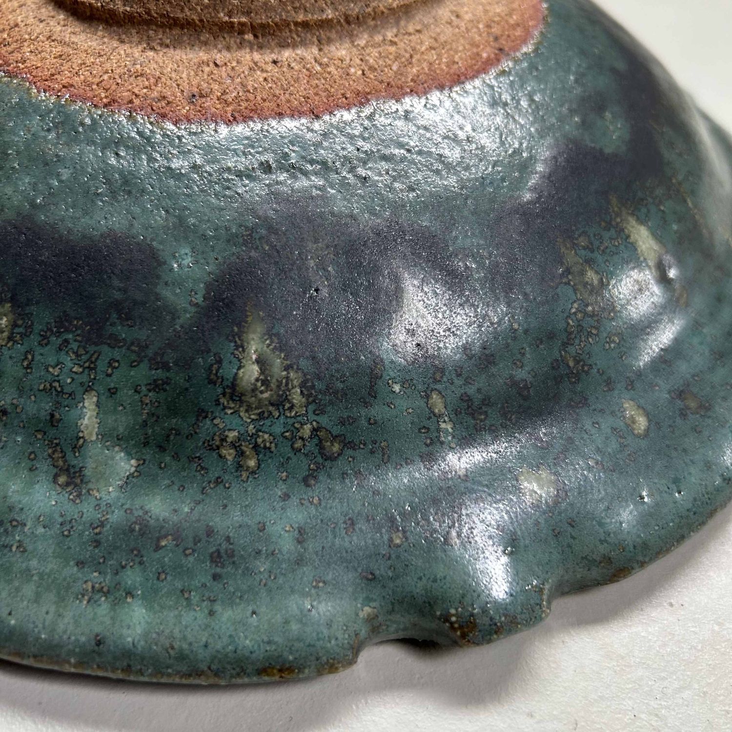 Glazed Ceramic Bowl, Agano Yaki, Studio Pottery, Japan.