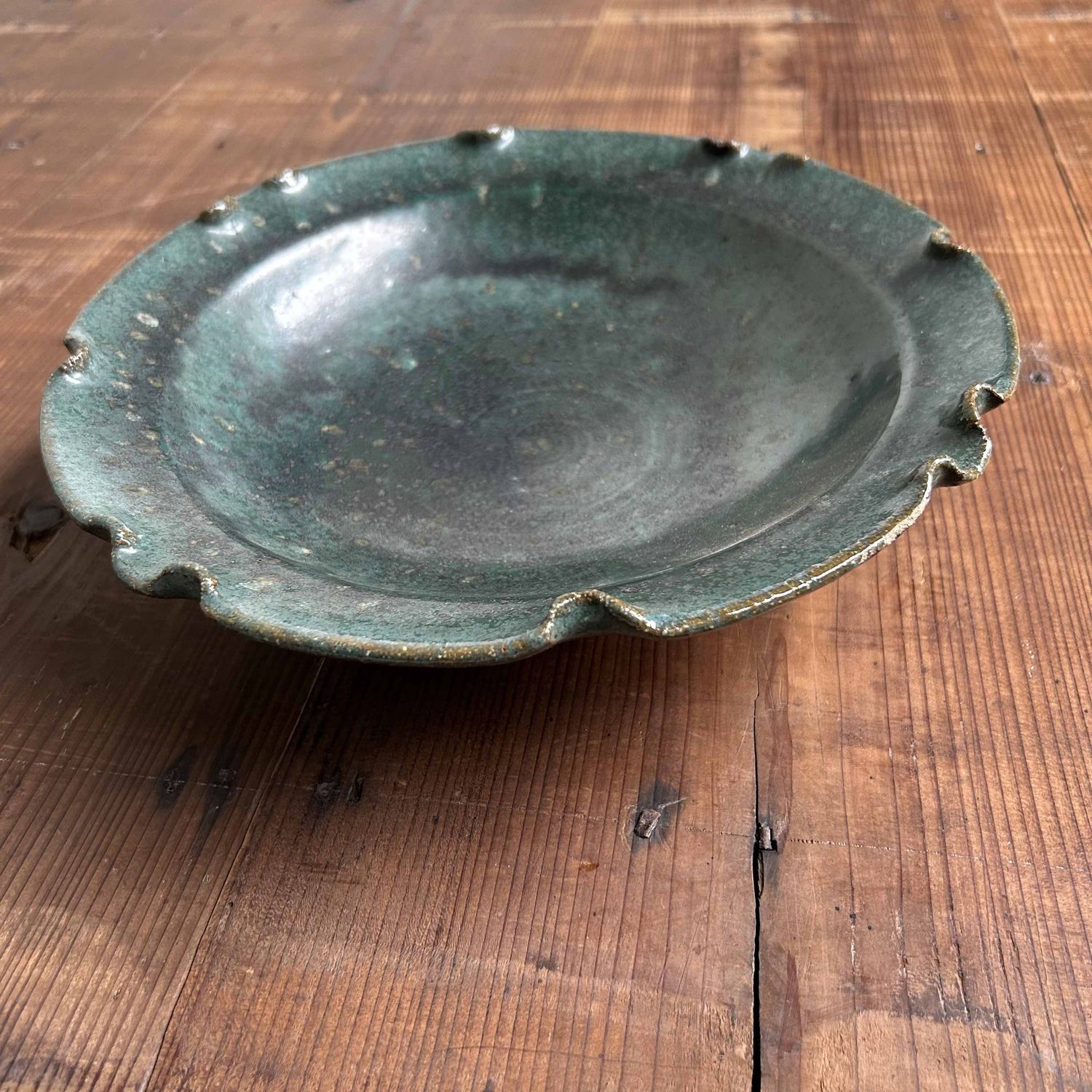 Glazed Ceramic Bowl, Agano Yaki, Studio Pottery, Japan.