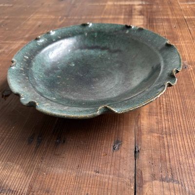Glazed Ceramic Bowl, Agano Yaki, Studio Pottery, Japan.