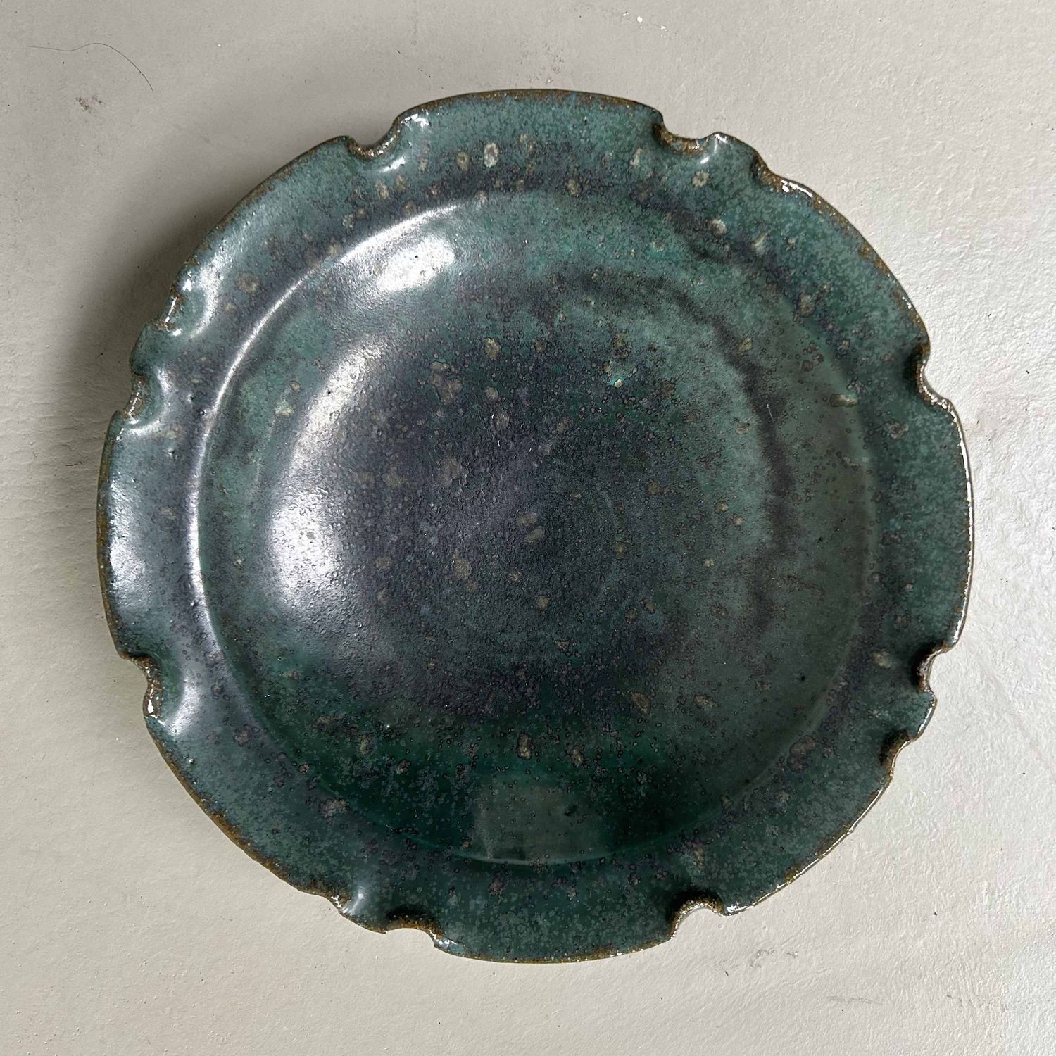 Glazed Ceramic Bowl, Agano Yaki, Studio Pottery, Japan.