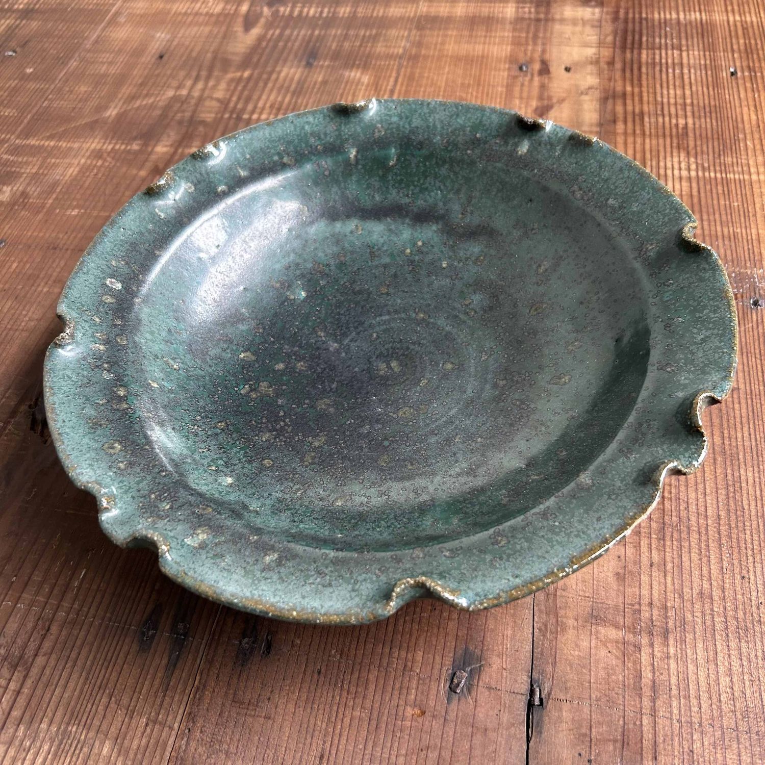 Glazed Ceramic Bowl, Agano Yaki, Studio Pottery, Japan.