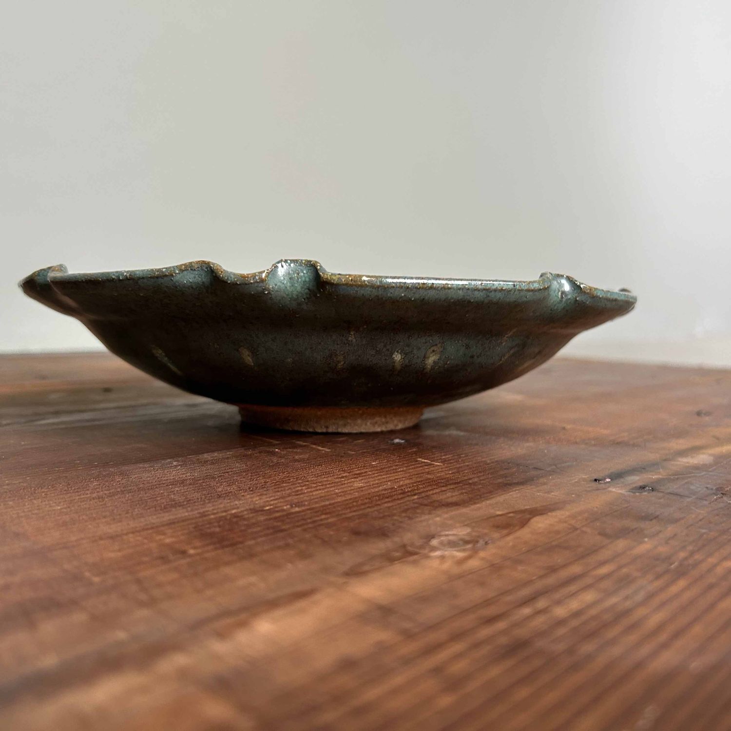 Glazed Ceramic Bowl, Agano Yaki, Studio Pottery, Japan.