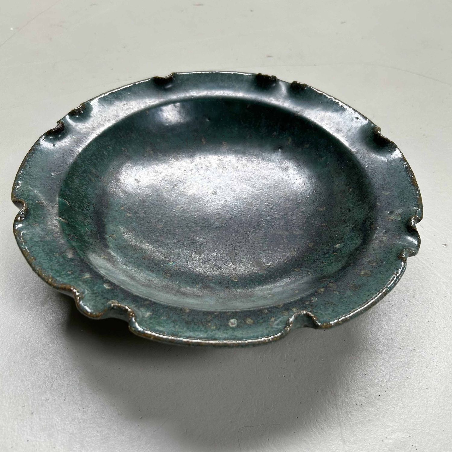 Glazed Ceramic Bowl, Agano Yaki, Studio Pottery, Japan.