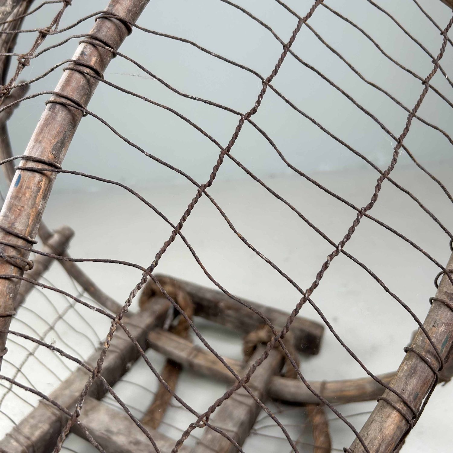 Antique Japanese Harvest Backpack Basket, Taishō period.