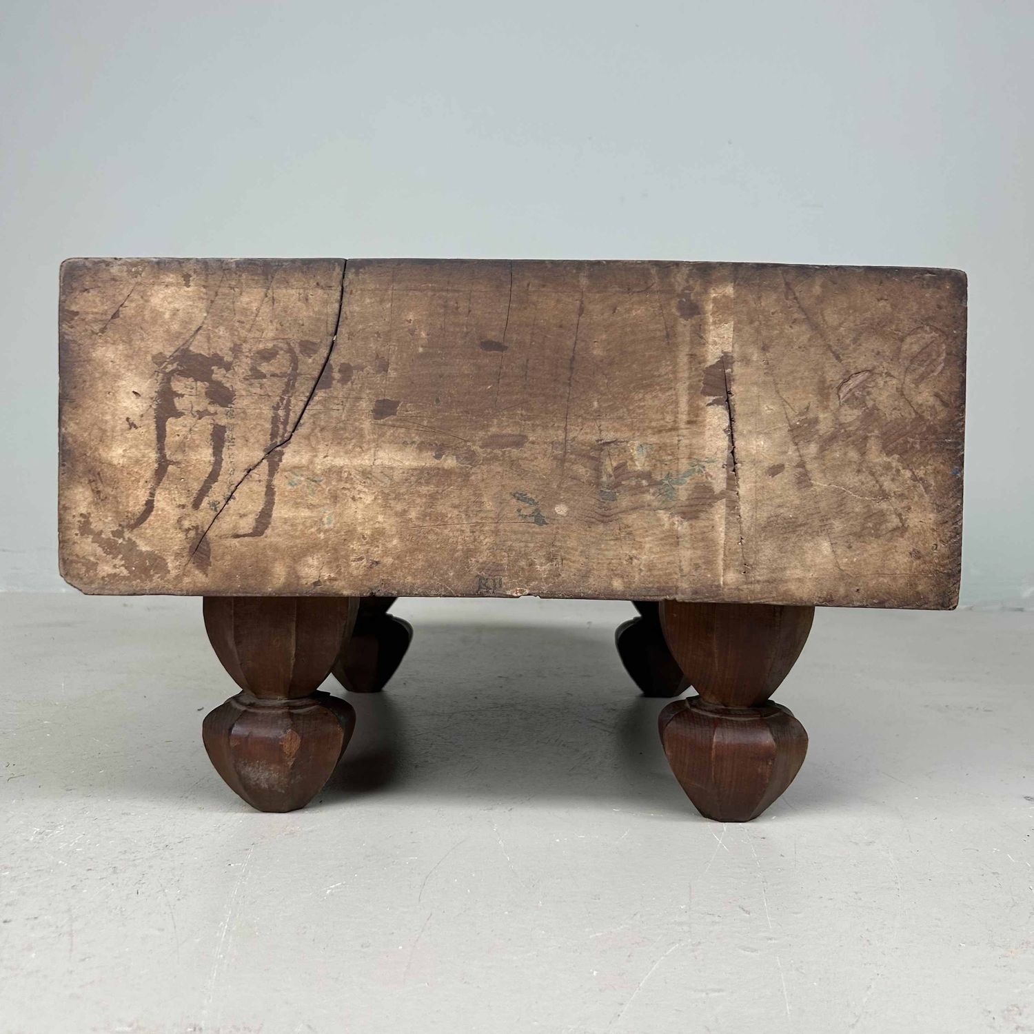 GO Spelbord Goban Kaya, Lage Keyaki Houten Tafel, Taishō, Japan.