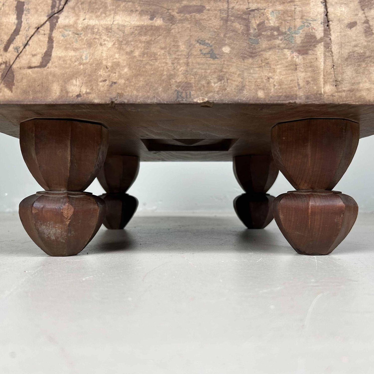 GO Spelbord Goban Kaya, Lage Keyaki Houten Tafel, Taishō, Japan.