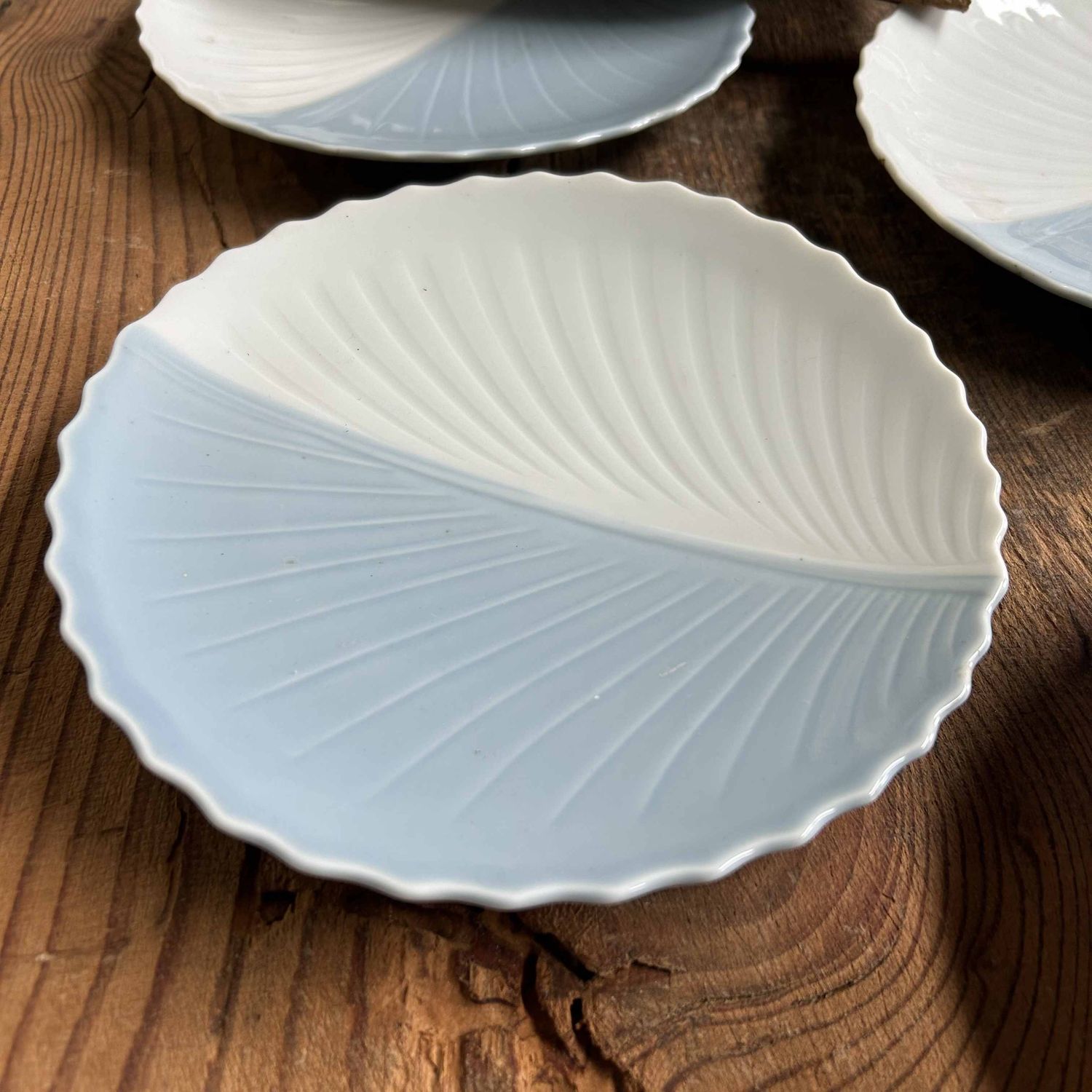 Complete Set of Vintage Porcelain Plates, Shōwa, Hita, Japan.