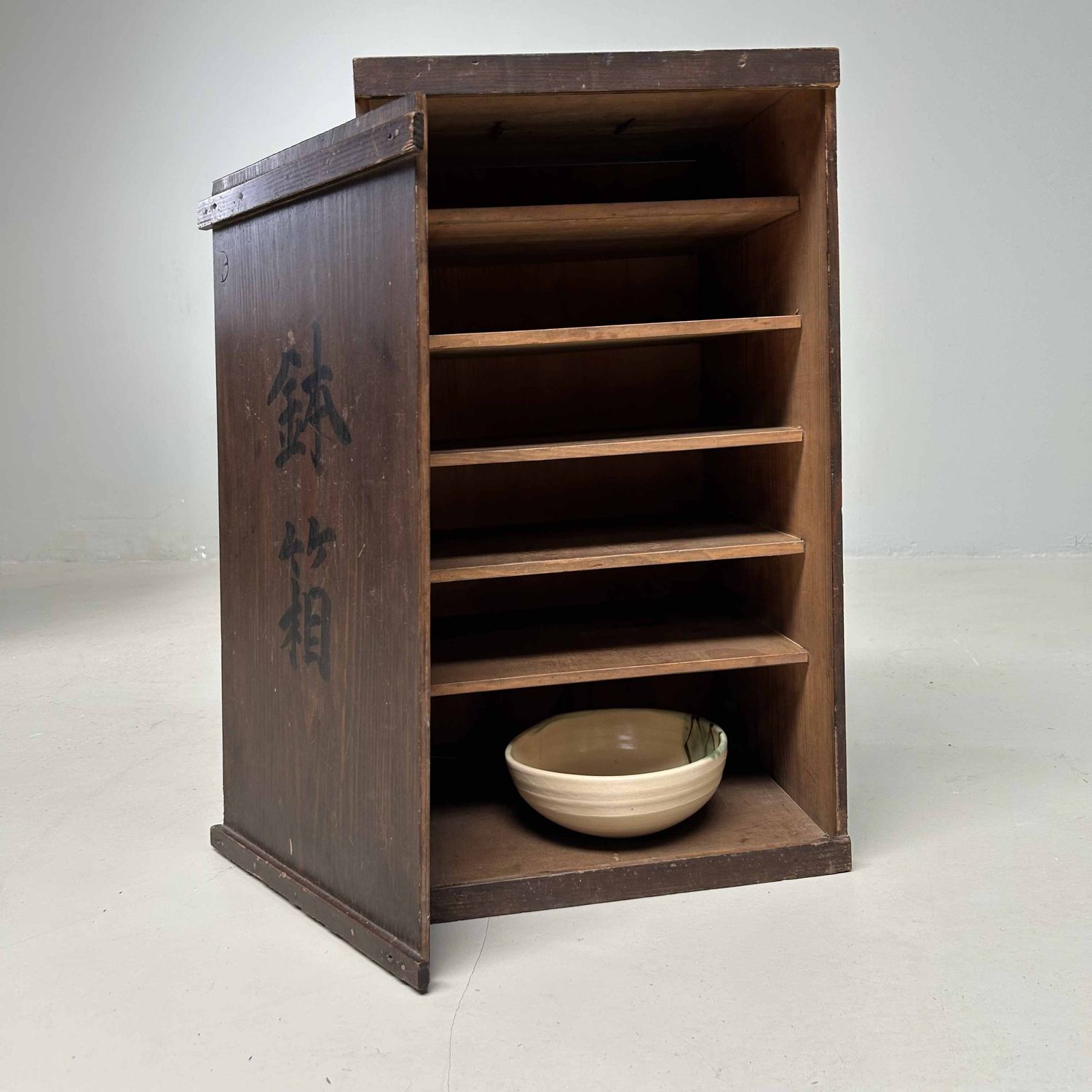 Antieke Houten Opbergkist, Meiji periode, Japan.