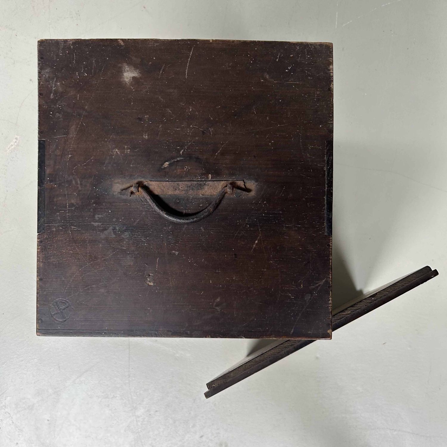 Antieke Houten Opbergkist, Meiji periode, Japan.
