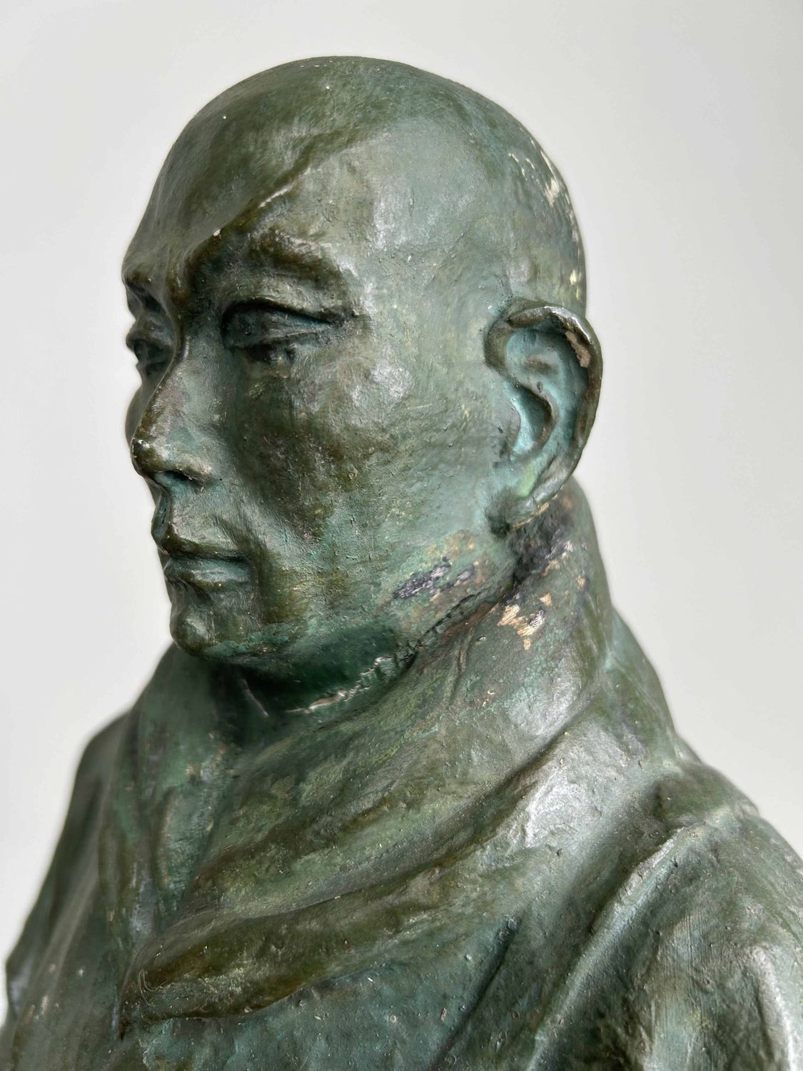 Shinran 親鸞 Monnik, Boeddhistisch Beeld,  Taishō-periode, Japan.