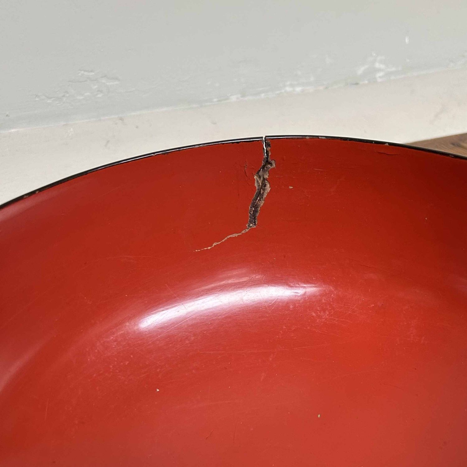 Grote Antieke Urushi Chaire 茶入れ Thee Bewaardoos, late Edo-periode, Japan.