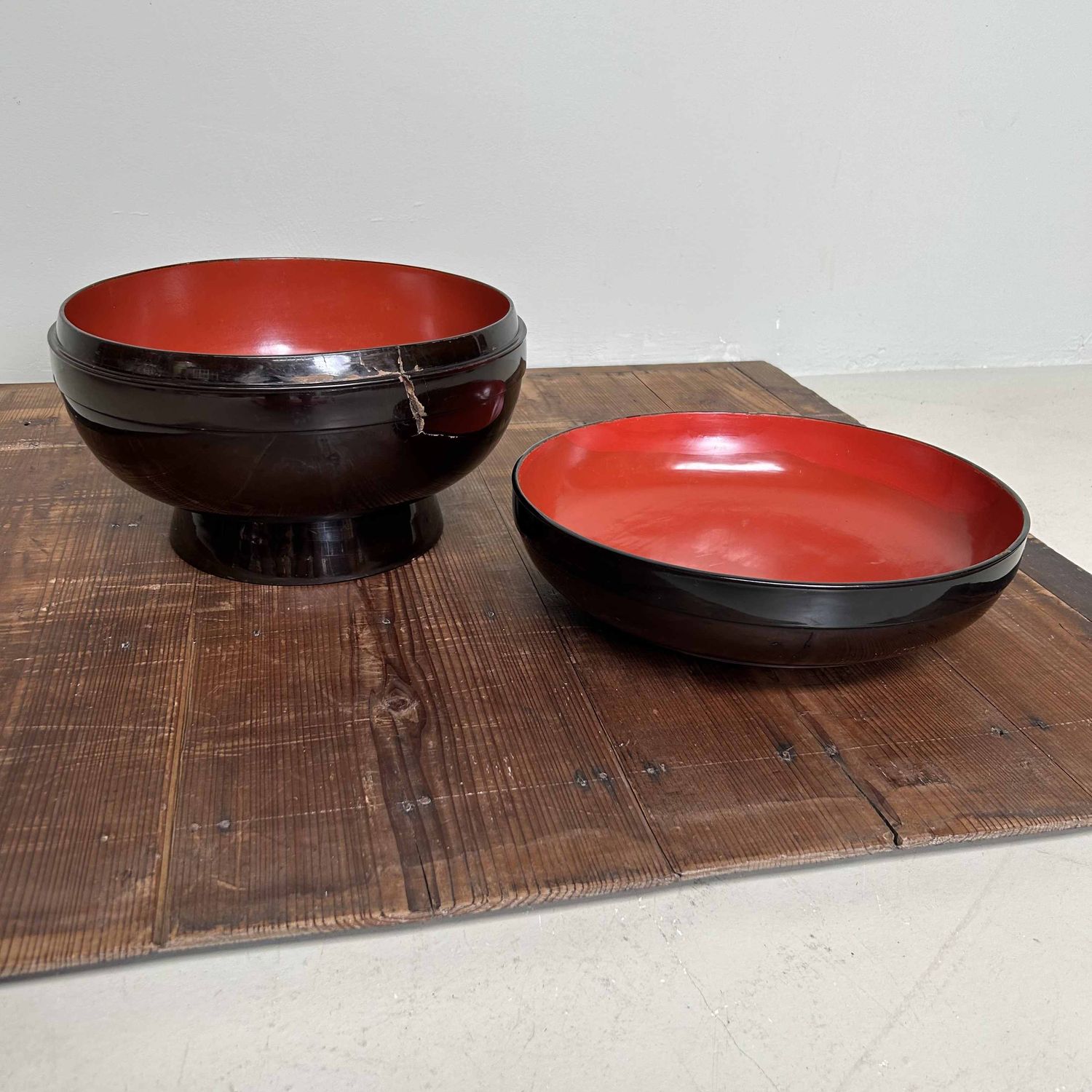 Grote Antieke Urushi Chaire 茶入れ Thee Bewaardoos, late Edo-periode, Japan.