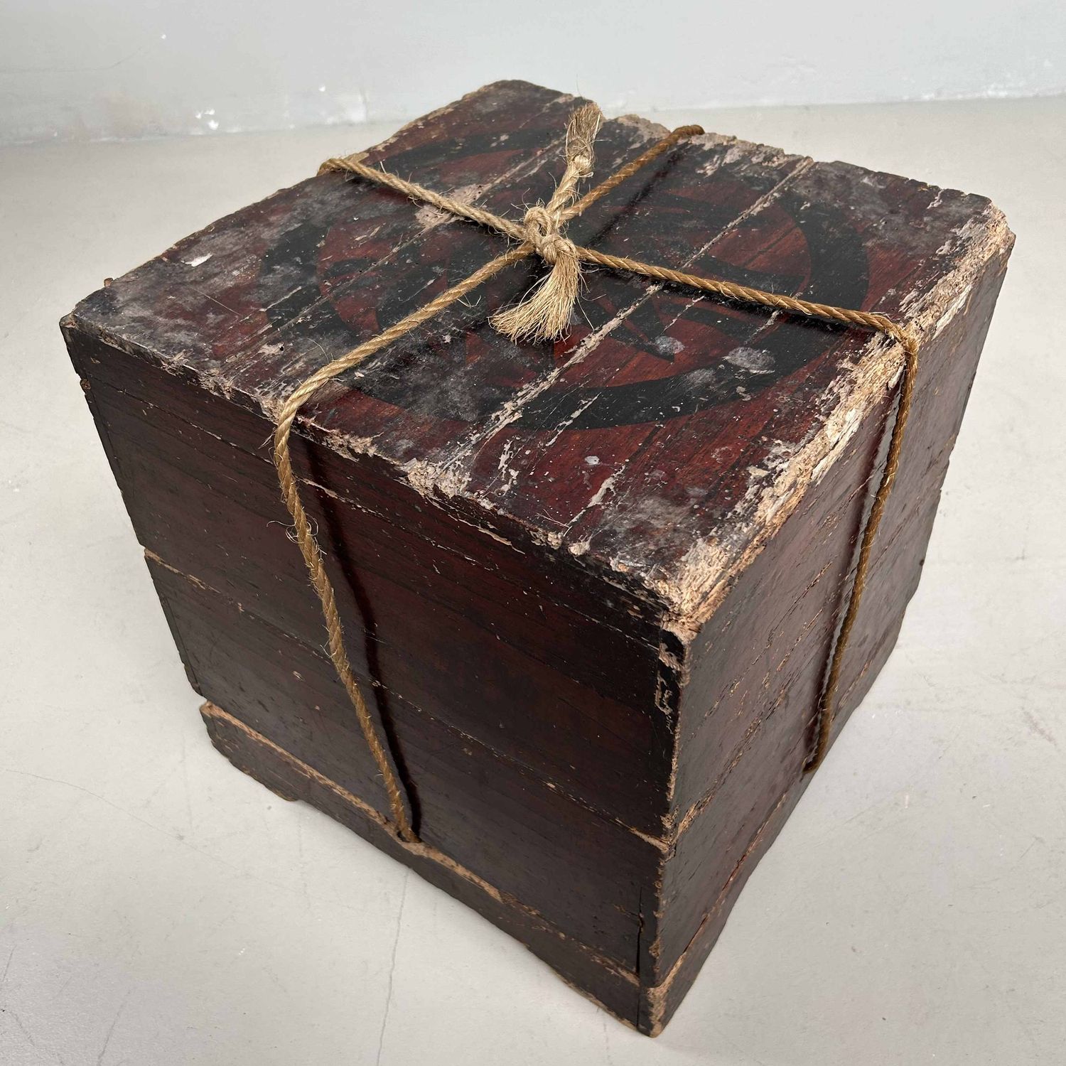 Grote Antieke Urushi Chaire 茶入れ Thee Bewaardoos, late Edo-periode, Japan.