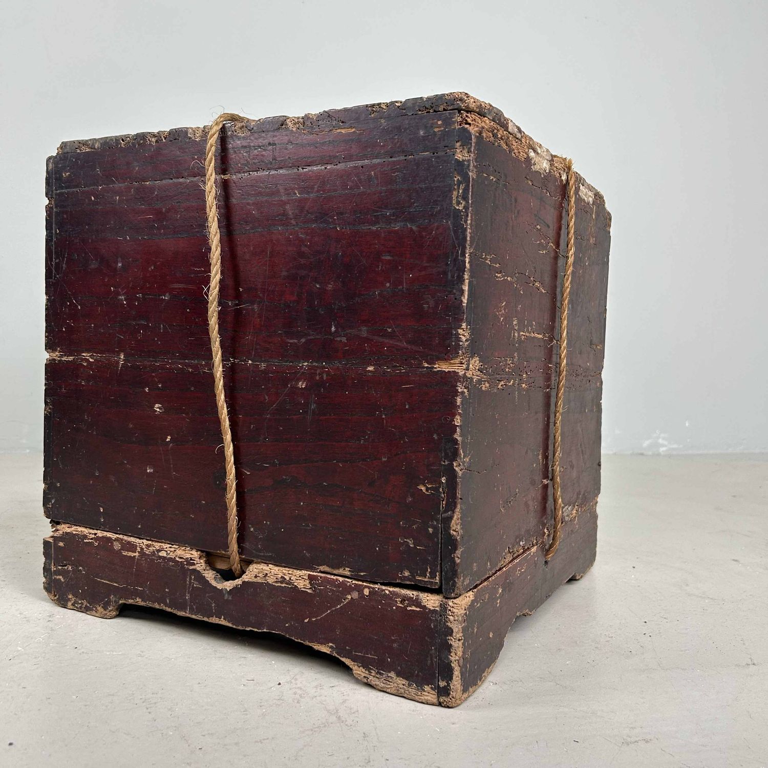 Grote Antieke Urushi Chaire 茶入れ Thee Bewaardoos, late Edo-periode, Japan.