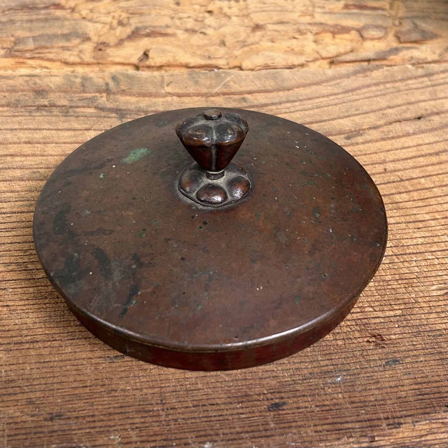 Antique Copper Teapot Tetsubin, Meiji Period, Japan.