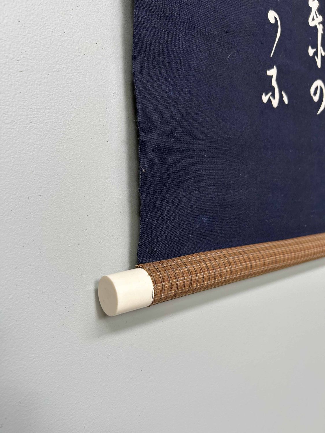 Japanse Textiel Scroll, ​Tokugawa Ieyasu, Shōwa periode.