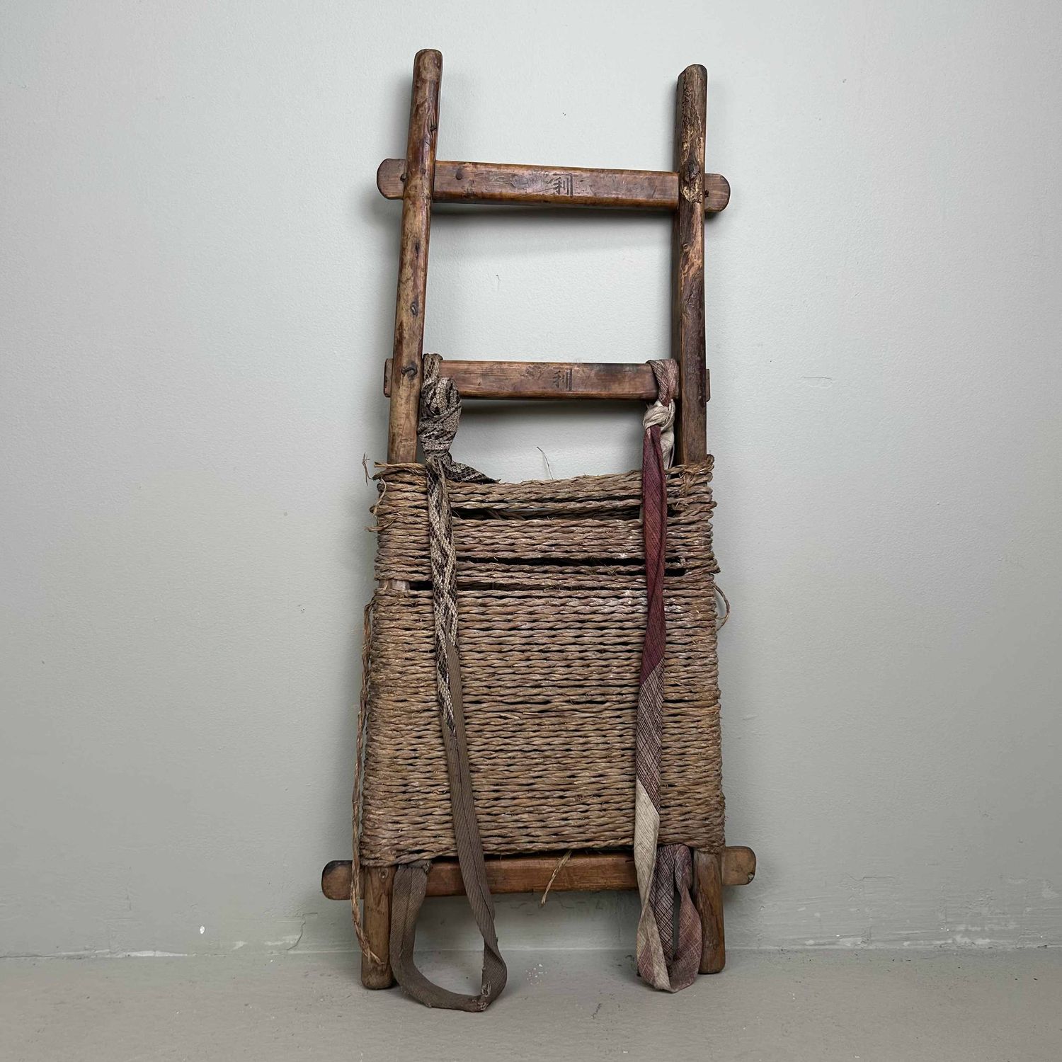 Authentic Japanese Backpack Carrier, Taishō Period.