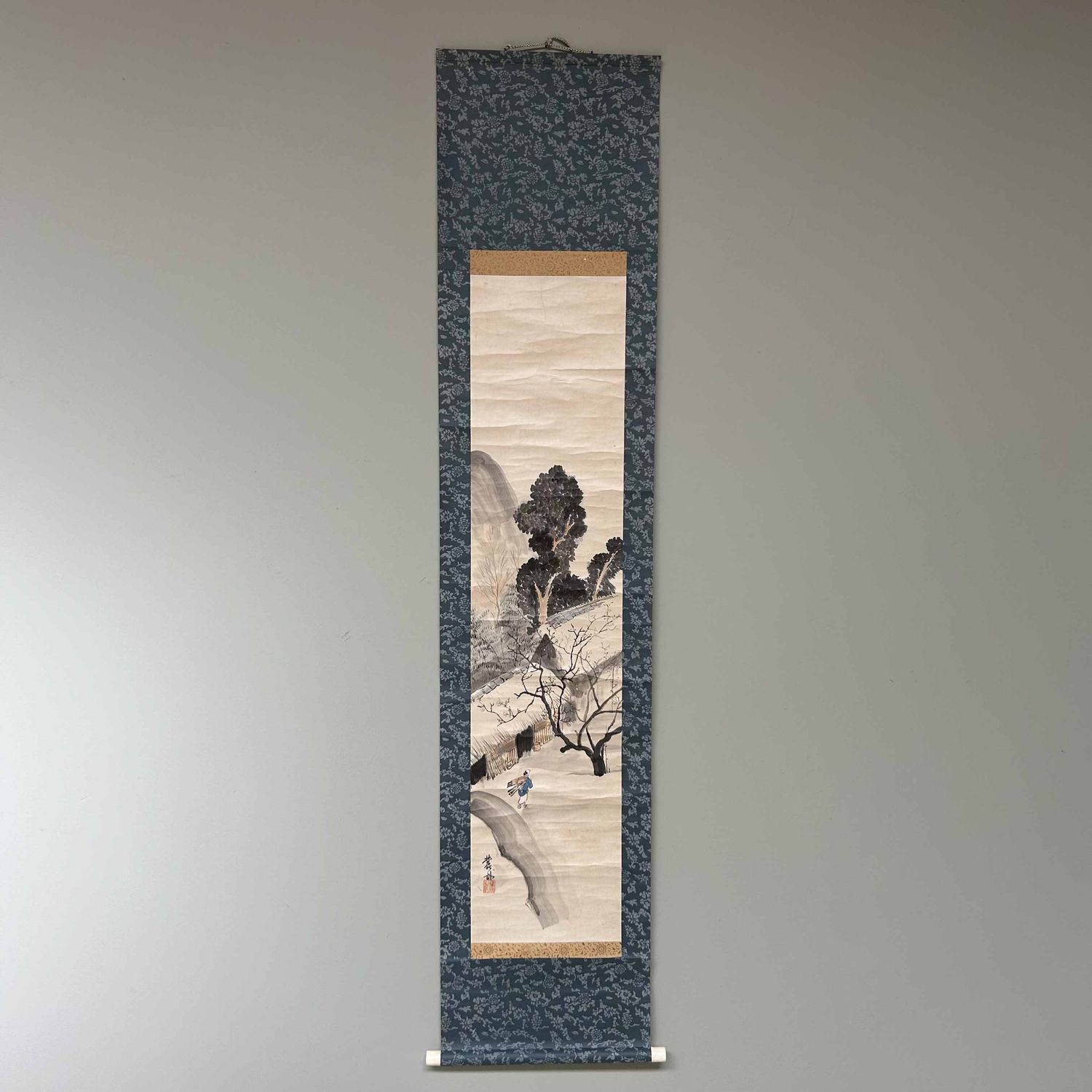 Antique Scroll, Japanese Landscape, Taishō Period. Antique Scroll, Japanese Landscape, Taishō Period.