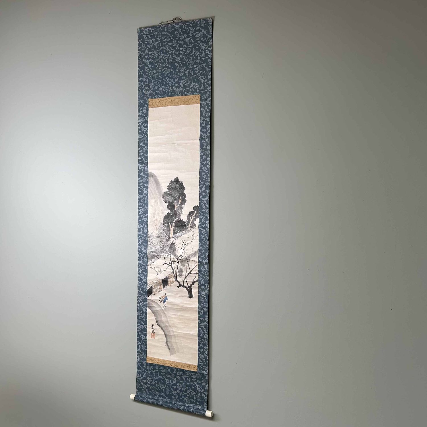 Antique Scroll, Japanese Landscape, Taishō Period. Antique Scroll, Japanese Landscape, Taishō Period.