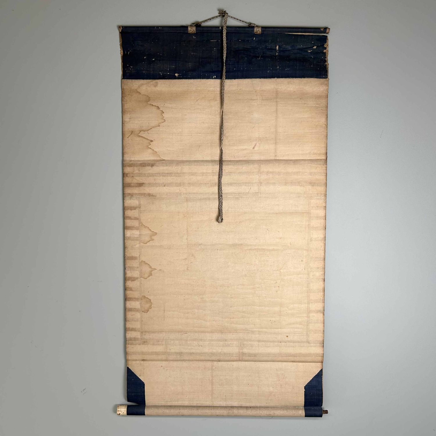 Antieke Japanse Kakemono Scroll 'Daikokuten', Meiji-periode.