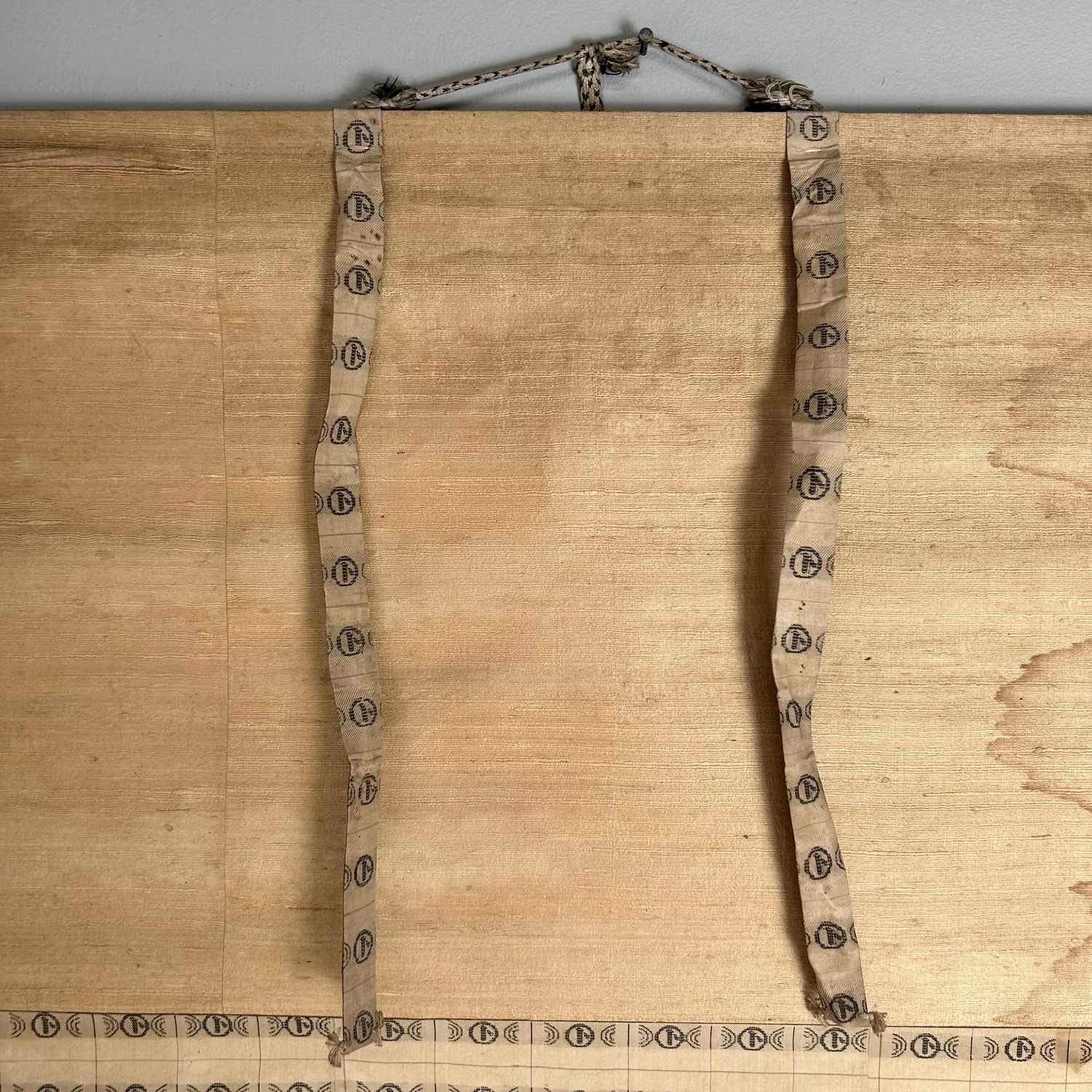 Antieke Japanse Kakemono Scroll 'Daikokuten', Meiji-periode.