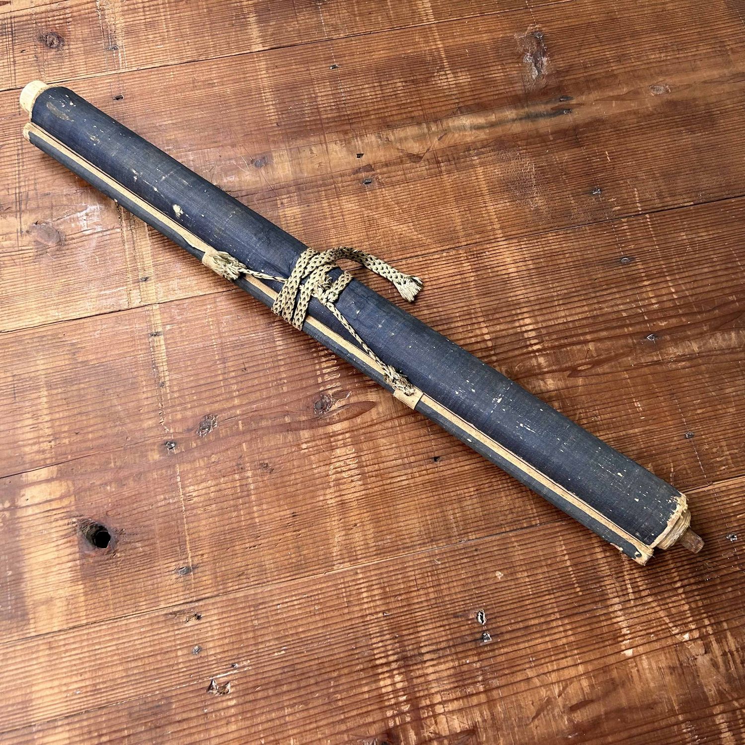 Antieke Japanse Kakemono Scroll 'Daikokuten', Meiji-periode.